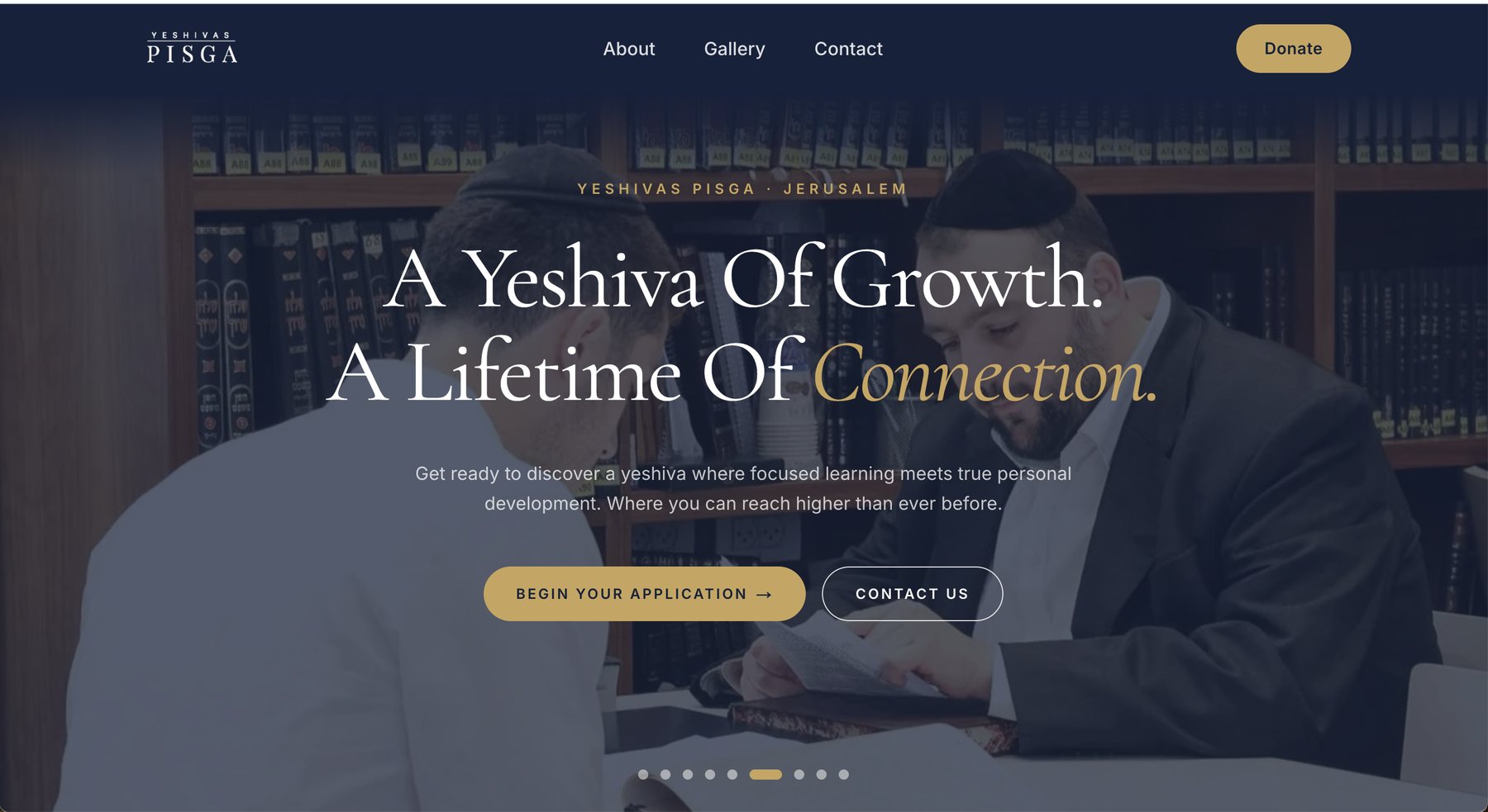 Yeshivas Pisga website